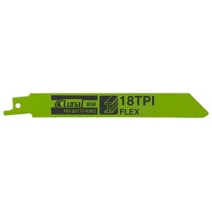 Luna Brzeszczoty szablaste bimetalowe, elastyczne, do metalu 230x19x0,9 18T(5)