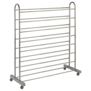 Wenko stojak na buty Giant 67-116 x 125,5 x 43 cm stal nierdzewna srebrna