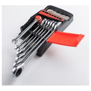 EXPERT KPL. KLUCZY PŁASKO OCZKOWYCH GRZECHOTKĄ 7SZT. 8-19MM [EXPERT] - 1kp