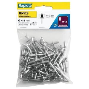 Rapid Nity Rapid standardowe ?4,8 x 10 mm - opakowanie 100 szt.