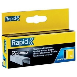 Rapid Zszywki Rapid z drutu cienkiego nr 13 (4 mm) - 2500 szt.