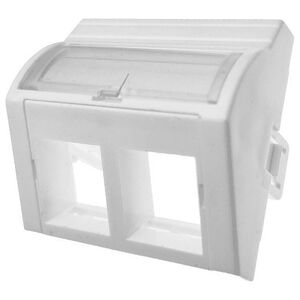 Alantec Adapter 45x45 2xRJ45 (wypukły kštowy)