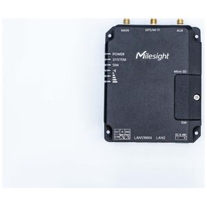 MILESIGHT Milesight UR32 Przemysłowy Router LTE z WiFi 2 * 10/100Mbps Aluminiowa Obudowa Dual Sim RS232 RS485 DI DO TCP UDP Modbus MQTT