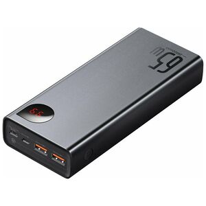 Baseus Adaman Power Bank 20000mAh 65W με 2 Θύρες USB-A και Θύρα USB-C Quick Charge 3.0 Μαύρο (PPIMDA-D01) (BASPPIMDAD01) έως 12 άτοκες Δόσεις