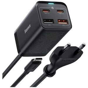 Baseus Φορτιστής Χωρίς Καλώδιο 65W Quick Charge 4.0 Μαύρος (CCGP040101) (BASCCGP040101) έως 12 άτοκες Δόσεις
