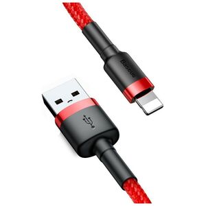Baseus Braided USB to Lightning Cable Κόκκινο 2m (CALKLF-C09) (BASCALKLF-C09) έως 12 άτοκες Δόσεις