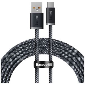Baseus Cable USB to USB-C Baseus Dynamic Series, 100W, 2m Black (CALD000716) (BASCALD000716) έως 12 άτοκες Δόσεις