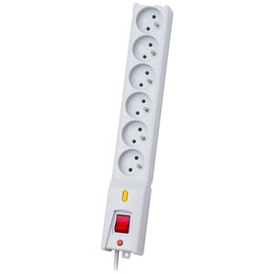 Listwa zasilająca Lestar LX 610 przeciwprzepięciowa 6 gniazd 5 m szara (LX610GA5SZARY)