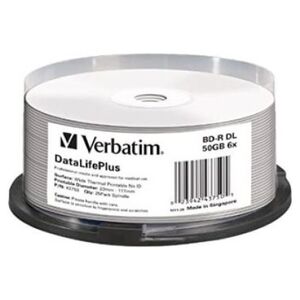 Verbatim BD-R DL 50 GB 6x 25 sztuk (43750)