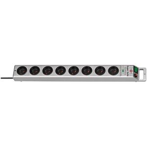Listwa zasilająca Brennenstuhl Super-Solid-Line przeciwprzepięciowa 8 gniazd 2.5 m srebrna (1441050000)