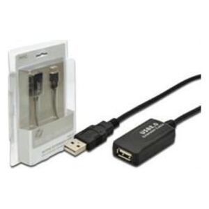 Kabel USB Digitus USB-A - 5 m Czarny (DA701304)