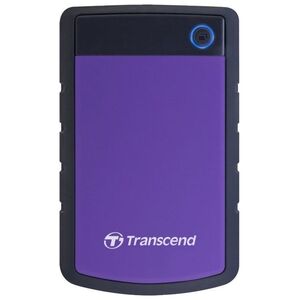 Dysk zewnętrzny HDD Transcend 25H3P 2TB Czarno-fioletowy (TS2TSJ25H3P)