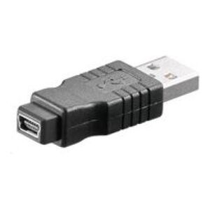 Adapter USB PremiumCord miniUSB - USB Czarny  (kur10)