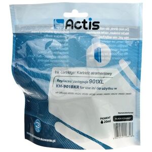 Tusz Actis KH-901BKR (Nr 901XL CC654AE) Czarny