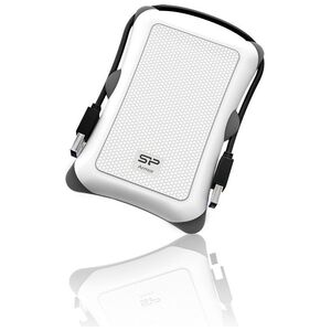 Dysk zewnętrzny HDD Silicon Power Armor A30 2TB Biały (SP020TBPHDA30S3W)