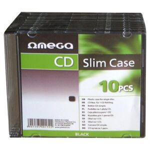 Omega Pudełko Slim Case 1 płyta x10 szt. (40172)