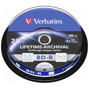 Verbatim BD-R 25 GB 4x 10 sztuk (VERDVD45118)
