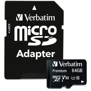 Karta Verbatim Premium MicroSDHC 64 GB Class 10 UHS-I/U1  (44084)