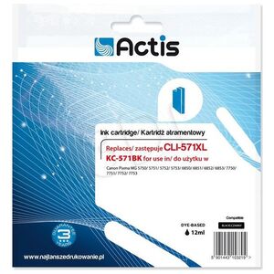 Tusz Actis tusz do drukarki Canon Standard KC-571Bk czarny