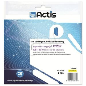 Tusz Actis Tusz KB-123Y / LC123Y (yellow)