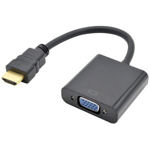 Adapter AV TB Print HDMI - D-Sub (VGA) czarny (AKTBXVAHMVGAF15)