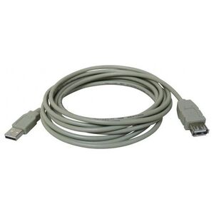 Kabel USB LAMA PLUS USB-A - USB-A 5 m Szary