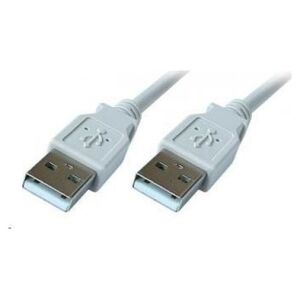 Kabel USB PremiumCord USB-A - USB-A 1 m Biały (ku2aa1)