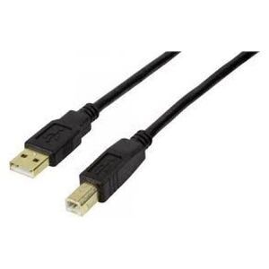 Kabel USB LogiLink USB-A - USB-B 10 m Czarny (UA0264)
