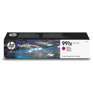 Tusz HP Oryginalny purpurowy wkład atramentowy 991X PageWide o dużej pojemności (M0J94AE)