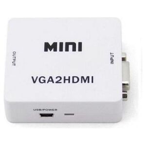 Adapter AV Savio HDMI - D-Sub (VGA) biały (CL-110)