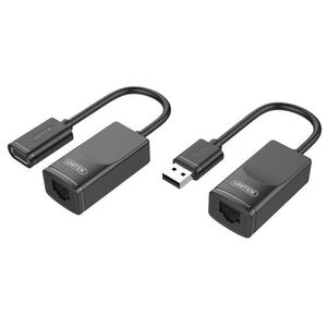Adapter USB Unitek Y-UE01001 USB - RJ45 Czarny  (Y-UE01001)