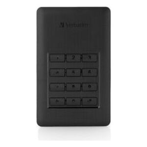 Dysk zewnętrzny HDD Verbatim Store 'n' Go Secure 1TB Czarno-srebrny (53401)