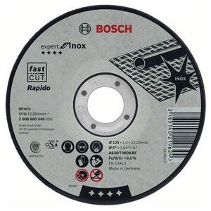 Bosch Tarcza tnąca prosta Expert for Inox – Rapido 115x22x1,0mm 2608600545