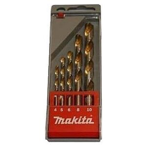 Wiertło Makita do metalu HSS walcowe 4 5 6 10 8mm zestaw (D-30514)
