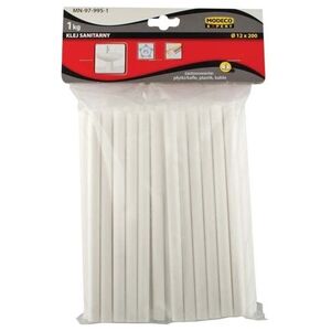Wkłady klejowe Modeco do ceramiki 12 mm x 200 mm białe 50 szt. 1 kg PRO-B (MN-97-995-1)