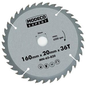 Modeco Piła tarczowa EXPERT 203mm 30/20/16 z30 - MN-65-845
