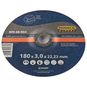 Modeco Ściernica wypukła do cięcia metalu 230x3x22,23mm 25szt. - MN-68-905