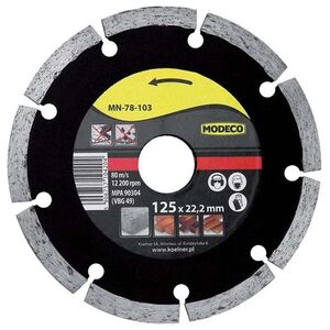 Modeco Ściernica diamentowa segmentowa SATURM 115mm - MN-78-102