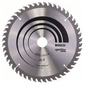 Bosch Tarcza pilarska Optiline Wood 235x30x2,8mm 48z. (2608640727)