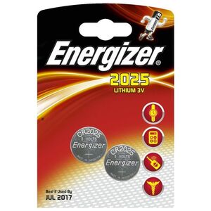 Energizer Bateria CR2025 165mAh 2 szt.