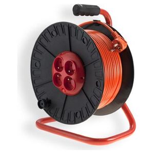 Elgotech Przedłużacz bębnowy OMY 4 x GS pomarańczowy 40m (PZB-40-40Y)