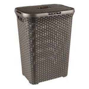 Kosz na pranie Curver  Natural Style 60L brązowy (46798)