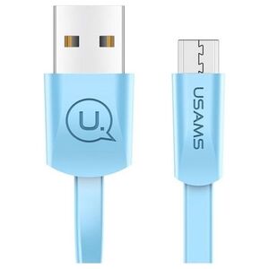Kabel USB Usams USB-A - microUSB 1.2 m Niebieski (SJ201MIC04)