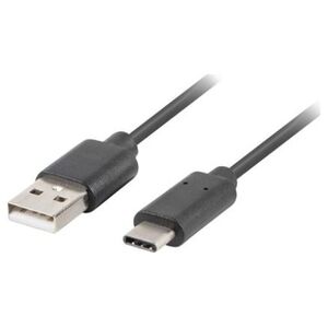 Kabel USB Lanberg USB-A - 1 m Czarny (CA-USBO-20CU-0010-BK)