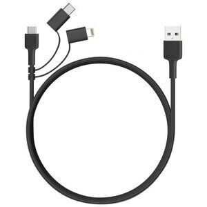 Kabel USB Aukey USB-A - 1.2 m Czarny (CB-BAL5)