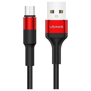 Kabel USB Usams USB-A - microUSB 1.2 m Czerwony (SJ224USB02)