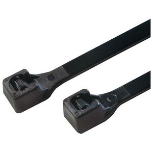 Organizer LogiLink Opaska zaciskowa Czarny 100 sztuk  (KAB0004B)