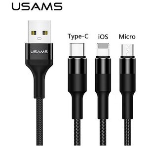 Kabel USB Usams USB-A - 1.5 m Czarny (SJ2193IN101)