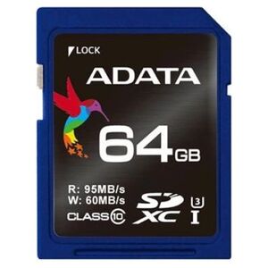 Karta ADATA Premier Pro SDXC 64 GB Class 10 UHS-I/U3 V30 (ASDX64GUI3V30S-R)