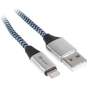Kabel USB Tracer USB-A - Lightning 1 m Niebieski (TRAKBK46269)